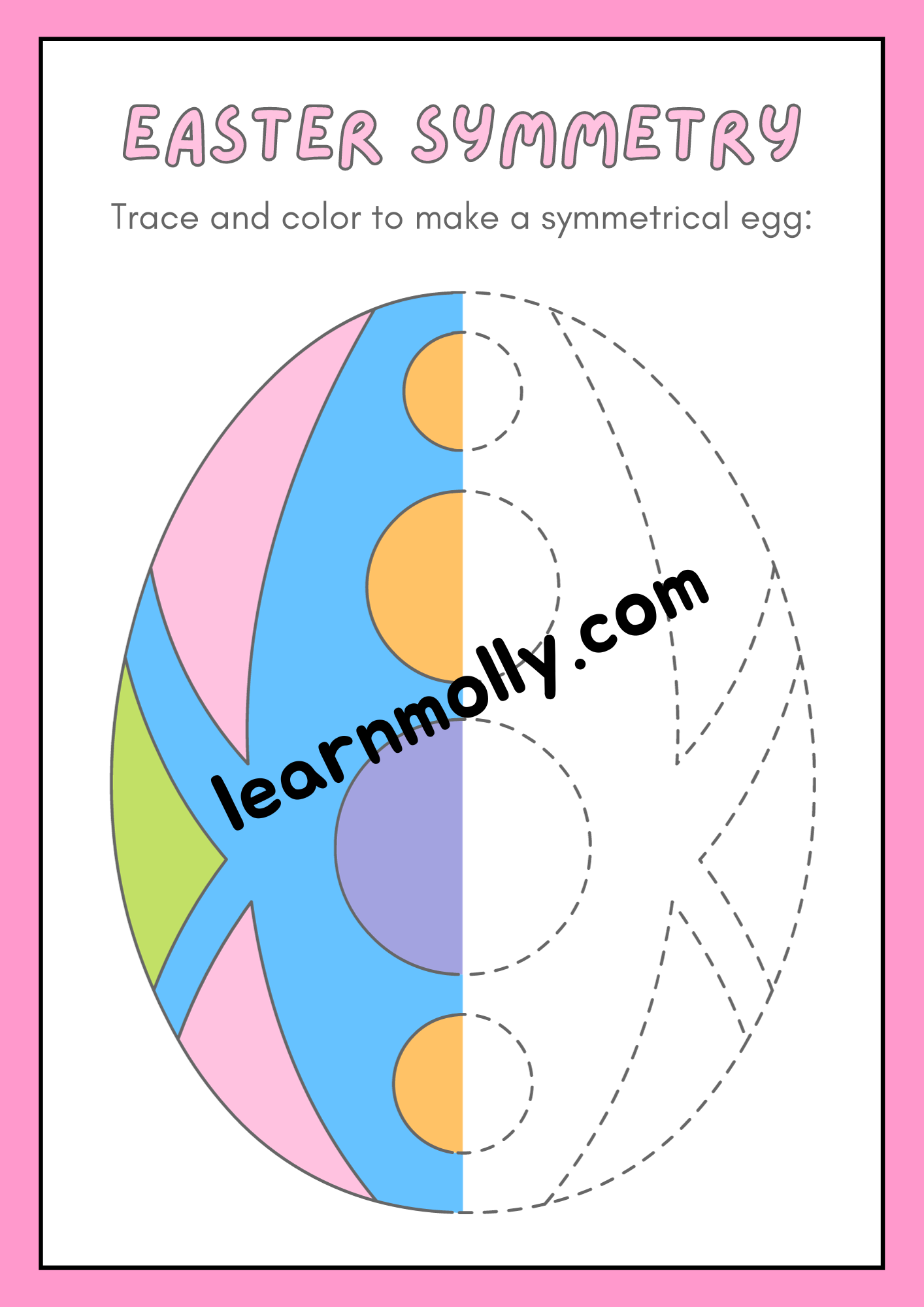 Fun Easter Trace and Colour Workbook