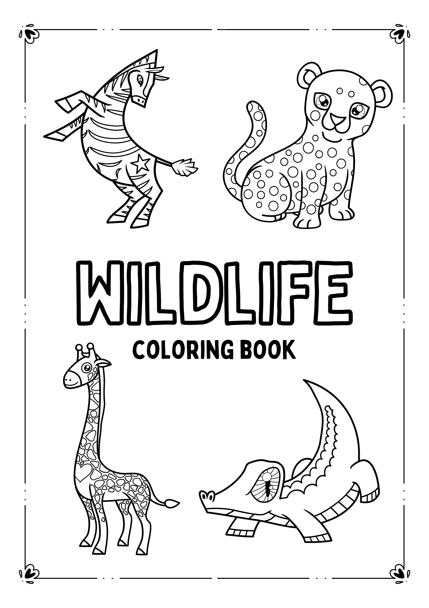 Wildlife Colouring Book