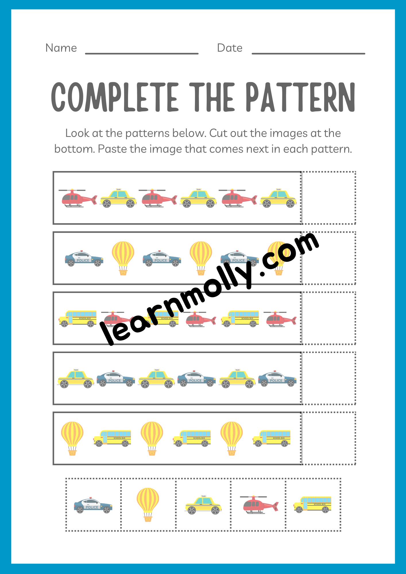 Activity Workbook- Transportation