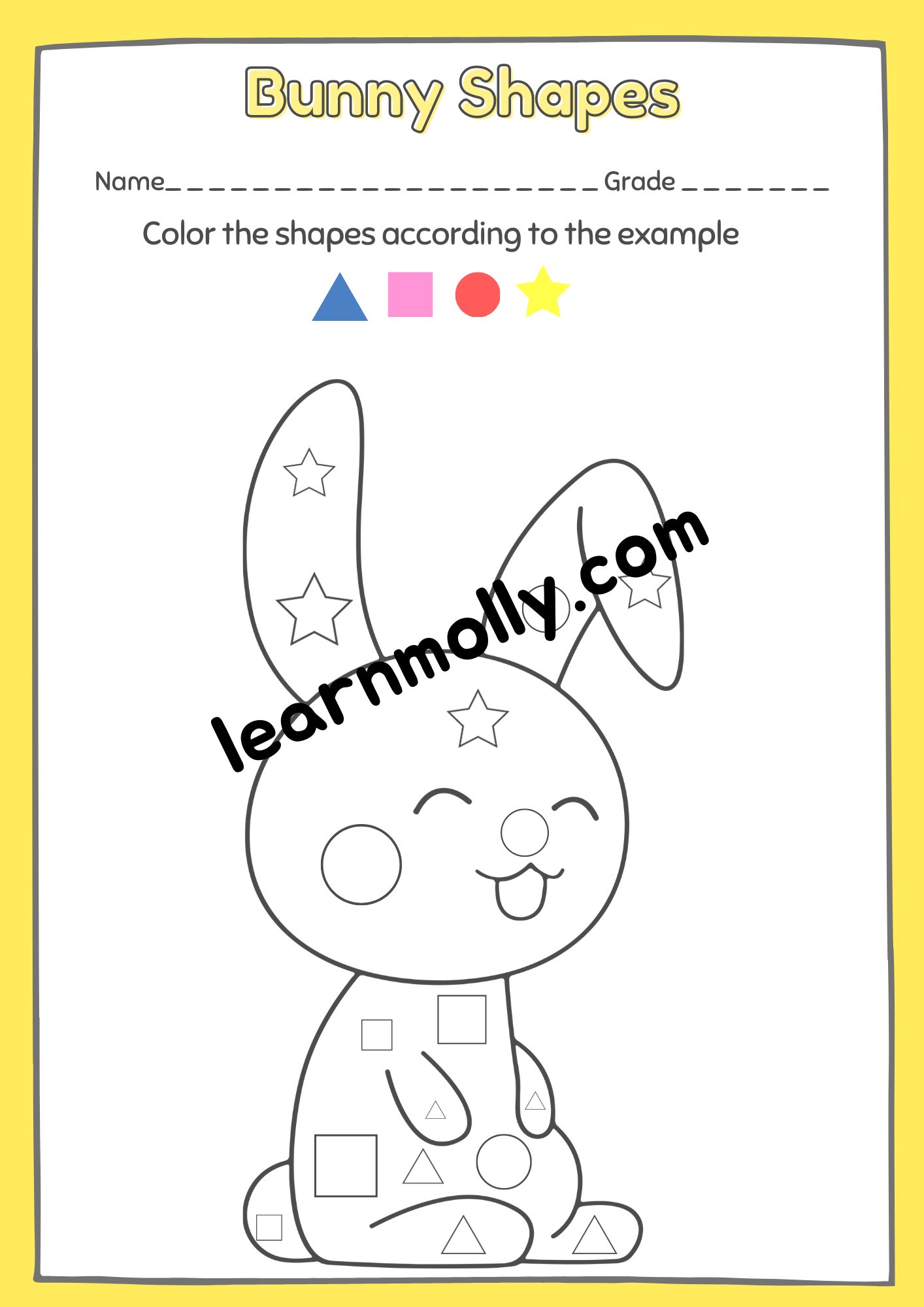 Colour by Number Worksheets