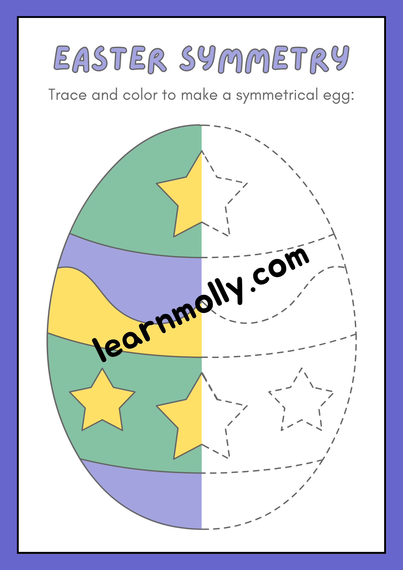 Fun Easter Trace and Colour Workbook