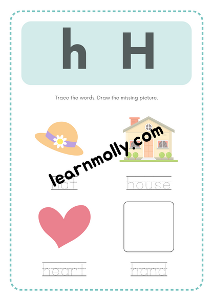 Learn Alphabets and Write Words Worksheets