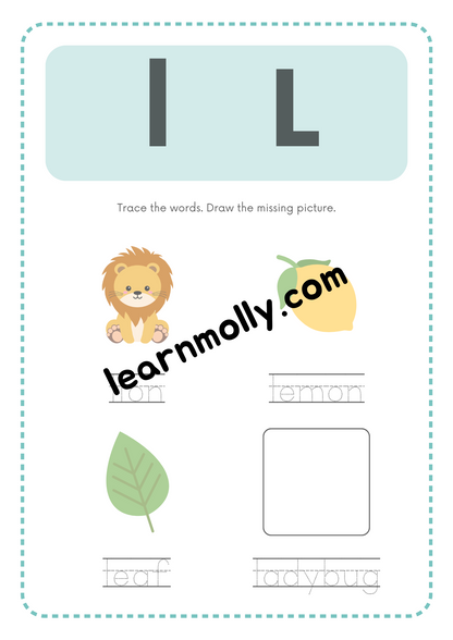 Learn Alphabets and Write Words Worksheets