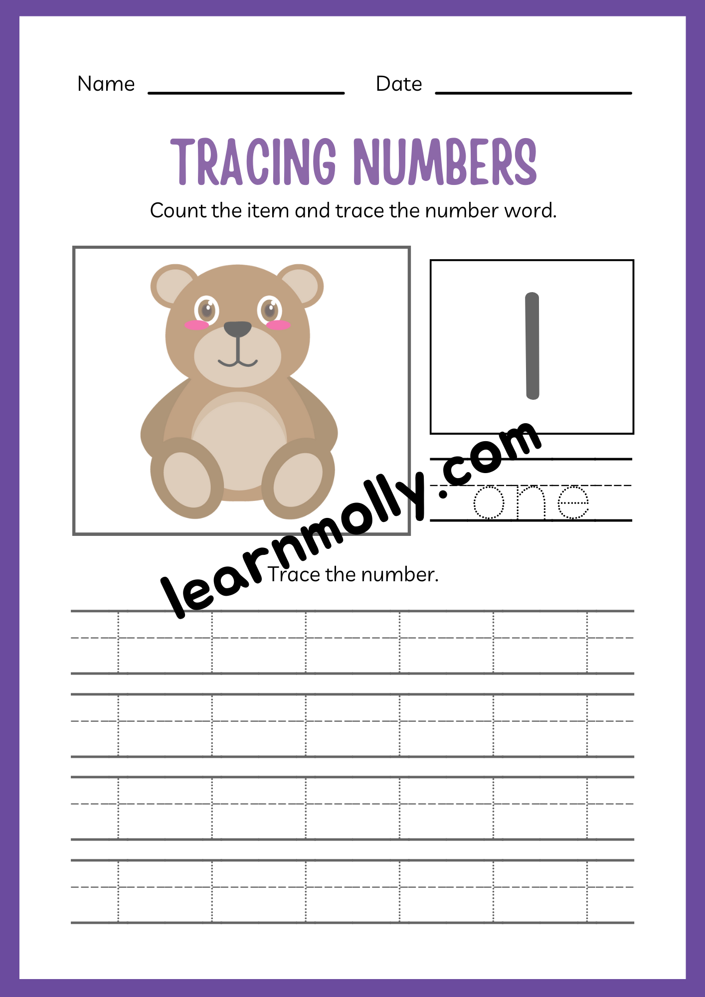 Number Fun Workbook