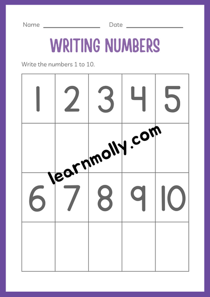 Number Fun Workbook