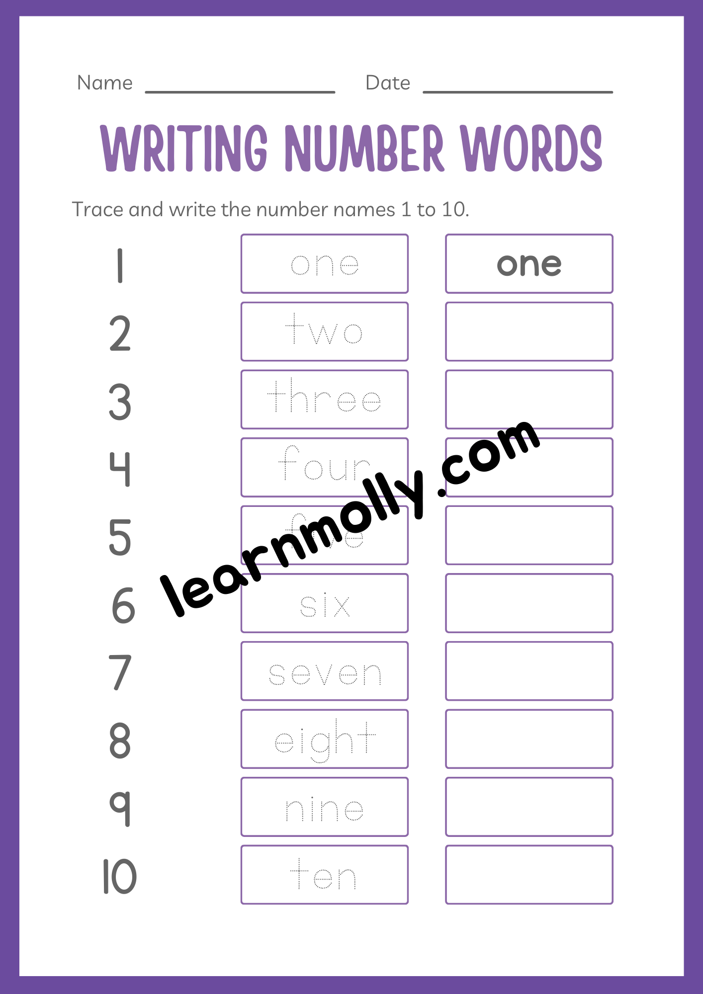 Number Fun Workbook