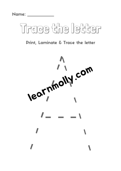 Alphabet Tracing Worksheets