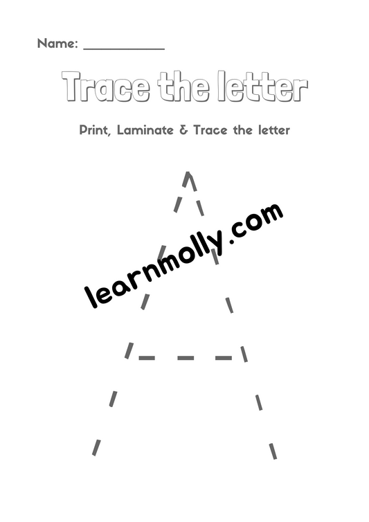 Alphabet Tracing Worksheets